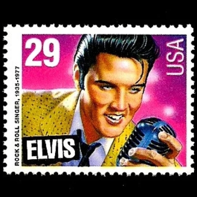 Elvis Presley Postage Stamp